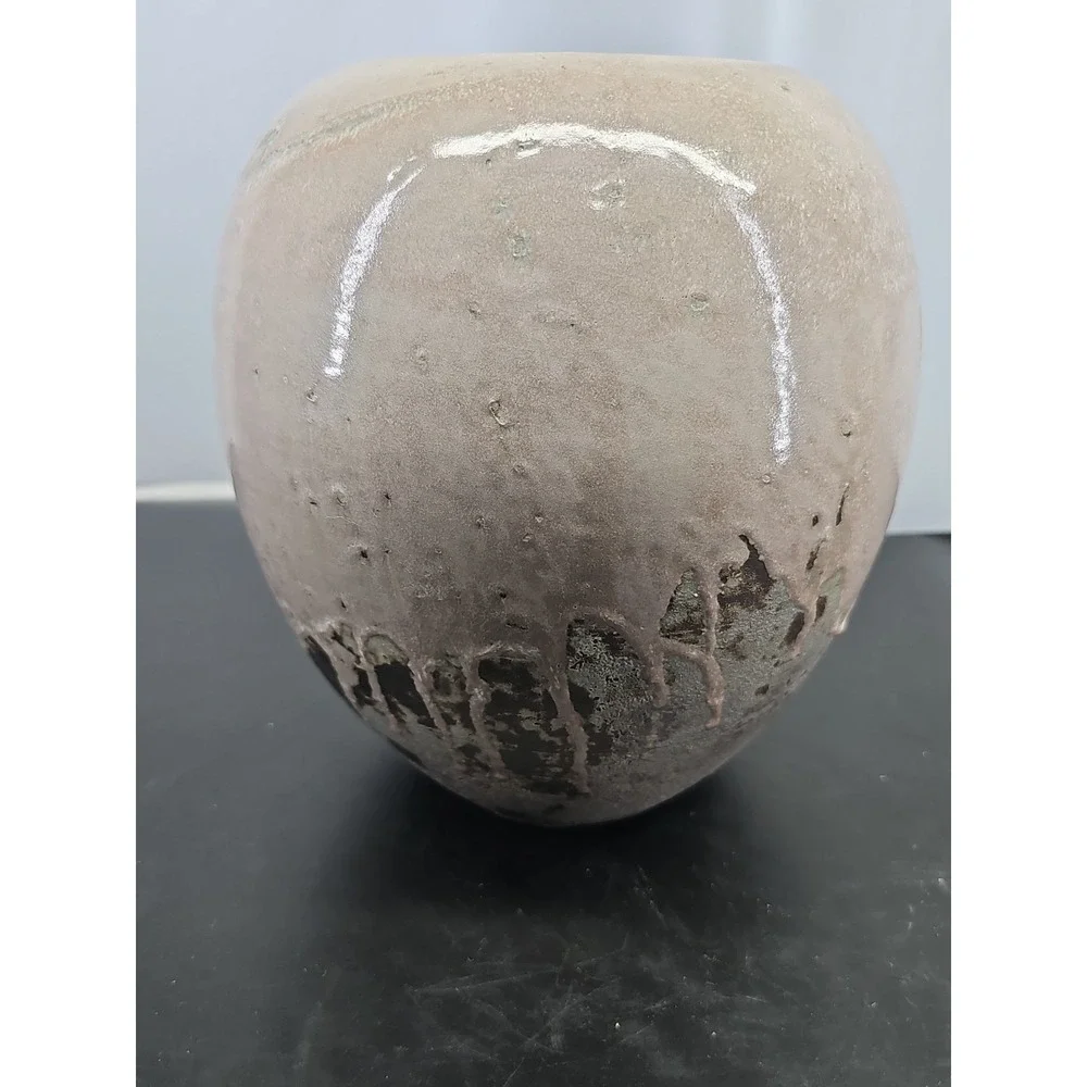Vintage Large Earthware Vase Mobach Utrecht Of The Netherlands 1920s